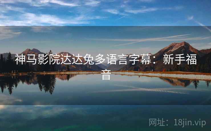 神马影院达达兔多语言字幕：新手福音