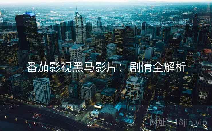 番茄影视黑马影片：剧情全解析