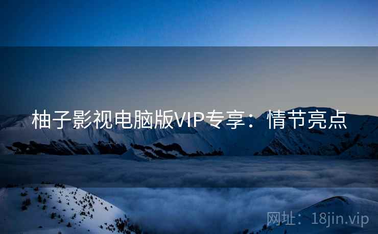 柚子影视电脑版VIP专享：情节亮点