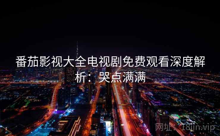 番茄影视大全电视剧免费观看深度解析：哭点满满